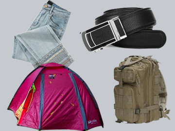 露營房、背包、帆布等